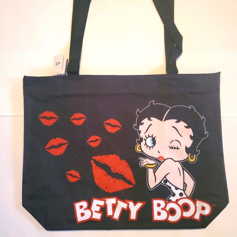 Betty Boop "Kisses" Tote Bag 18" x 14"